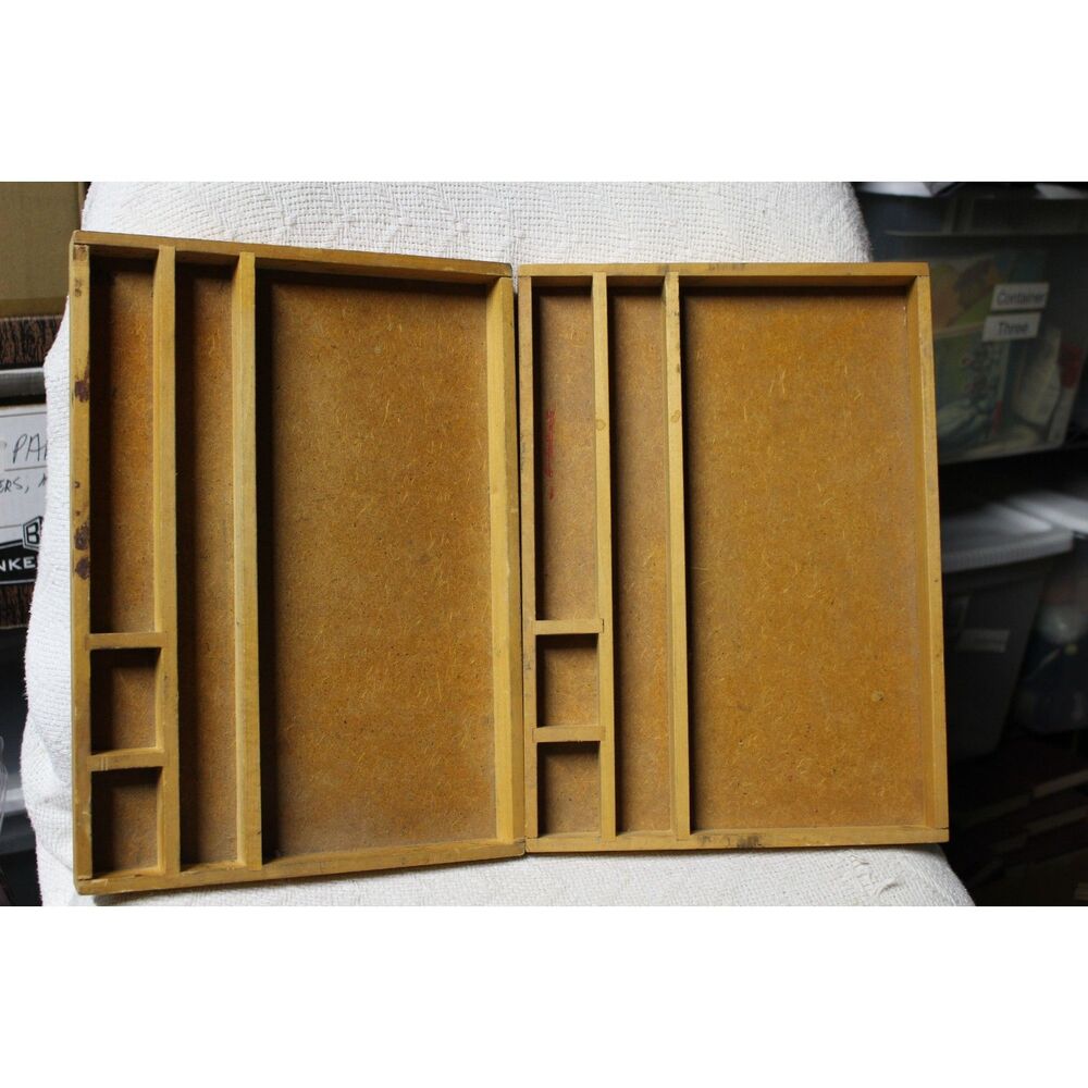 (2)Office Desk Drawer Organizers 9 3/4 L* 1" W *13 1/2 H* (Pre-Owned)